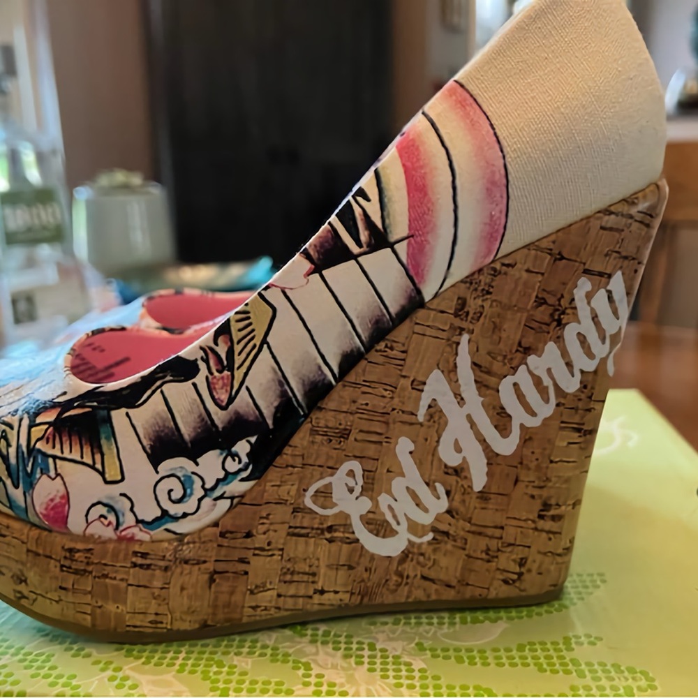 Ed Hardy Shoes Size 8 NIB